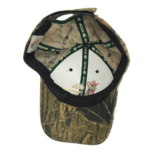 Mossy Oak Field Staff Ole Miss Rebels Camo Strapback Cap Trucker Baseball Hat - Picture 5 of 15